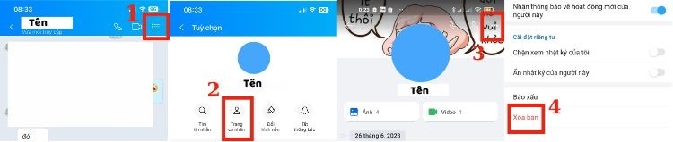 tìm lại zalo đã xóa kết bạn 7