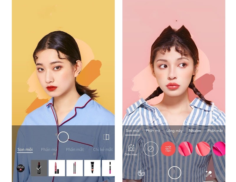 Phần mềm trang điểm khuôn mặt hình 3