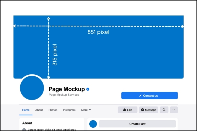 Kích thước tiêu chuẩn của ảnh bìa Facebook