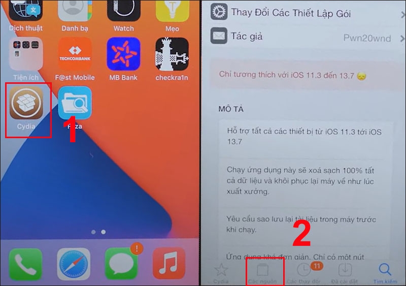 Cách xóa Cydia (Ảnh 2)