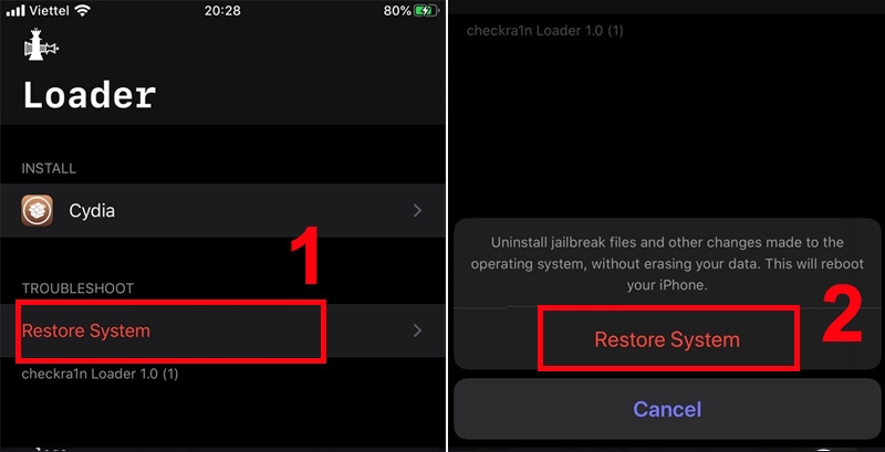 Cách xóa Cydia (Ảnh 8)