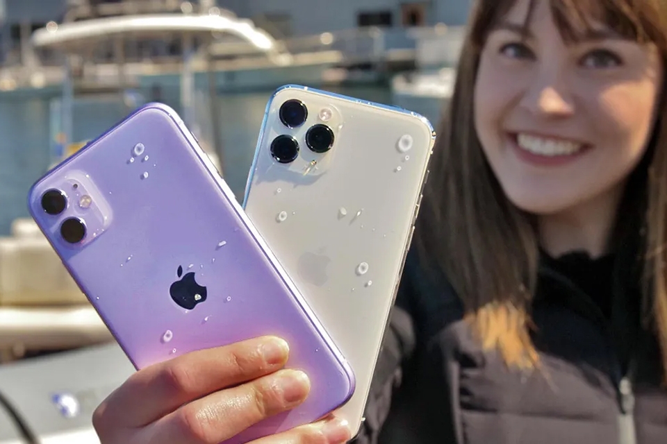 Khả năng chống nước trên thế hệ iPhone 11