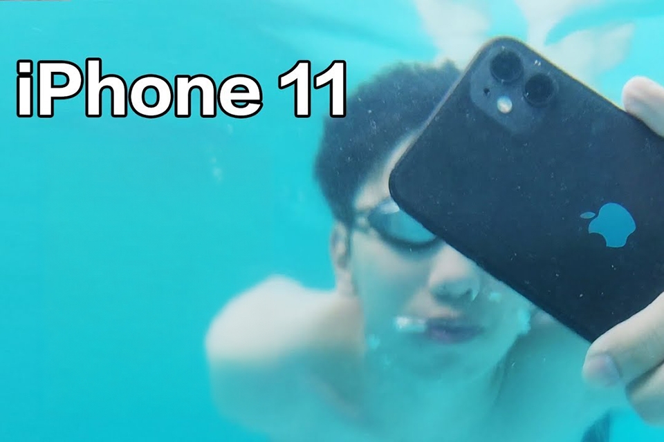Các dẫn chứng về khả năng chống nước của iPhone 11