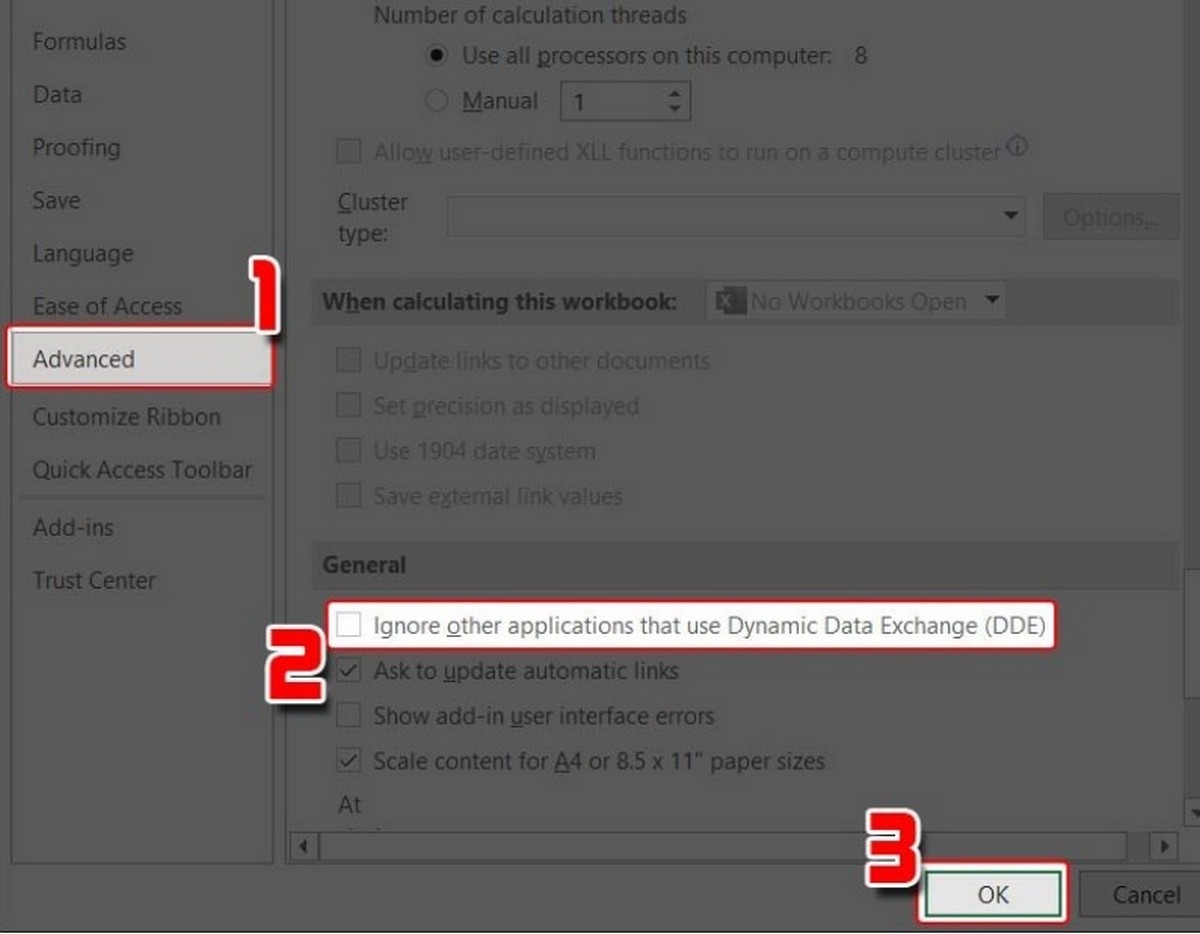 lỗi file excel bị trắng - hình 12