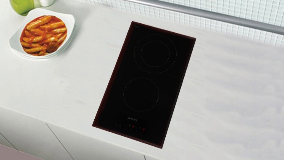 Bếp hồng ngoại đôi âm Smeg SE332EB