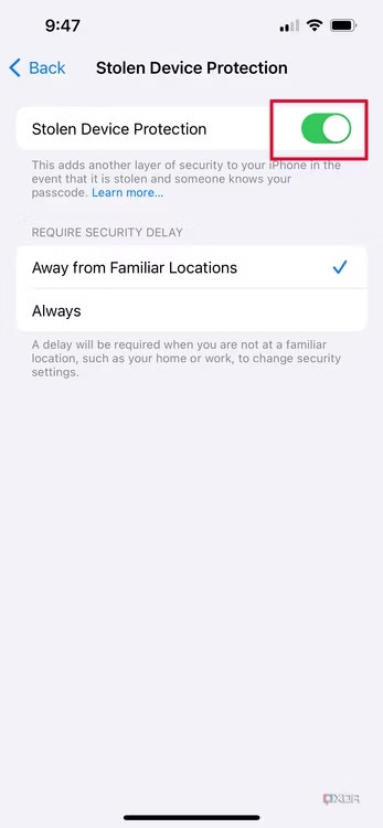 Cách bật tính năng bảo vệ thiết bị ios 17 - hình 5