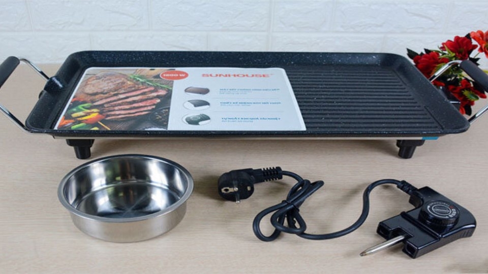 Bếp nướng điện Sunhouse 1600W SHD4600