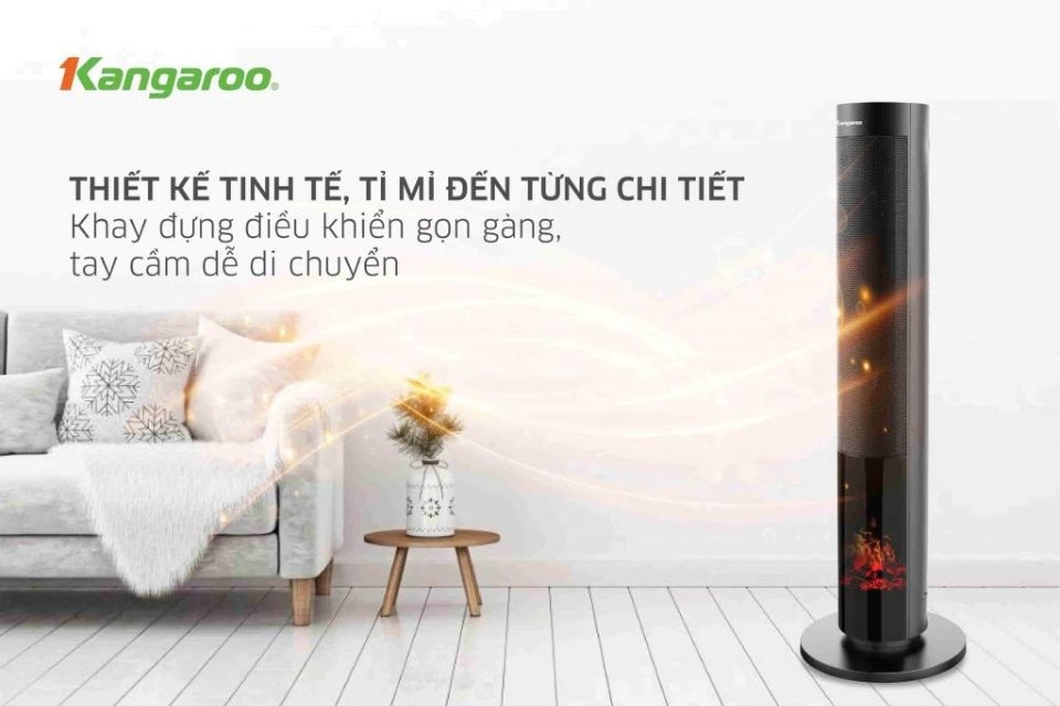 Máy sưởi gốm Kangaroo KGFH08