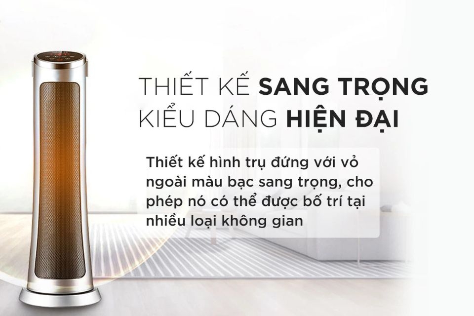 Máy sưởi gốm Kangaroo KGFH06