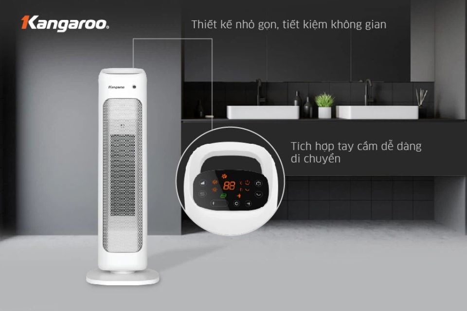 Máy sưởi gốm Kangaroo KGFH05