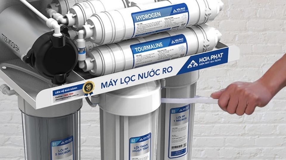 Bước lọc tích hợp gồm 3 lõi lọc