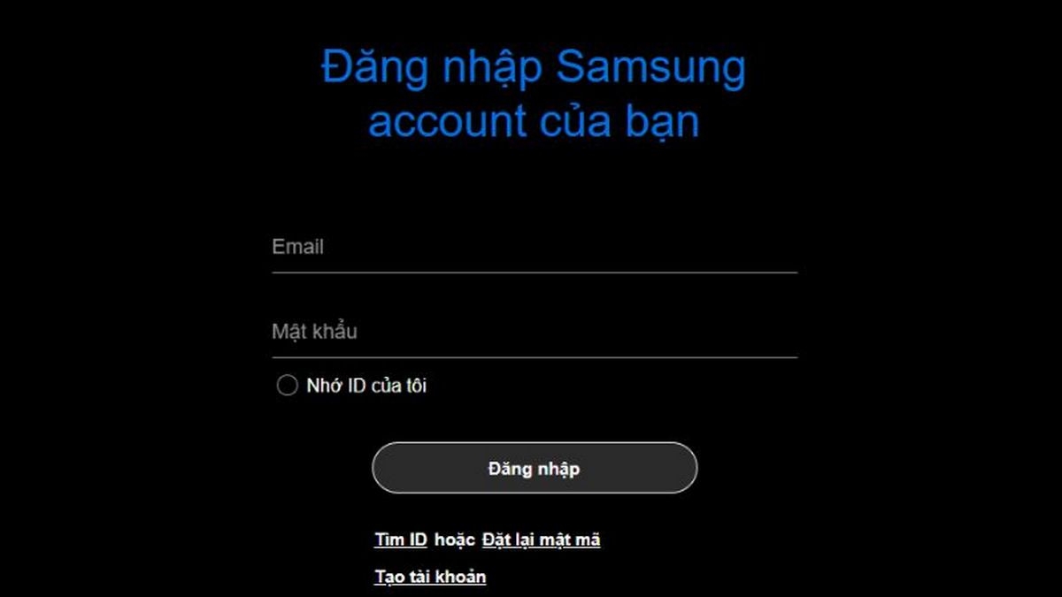 xóa tài khoản samsung account khi quên mật khẩu - hình 6