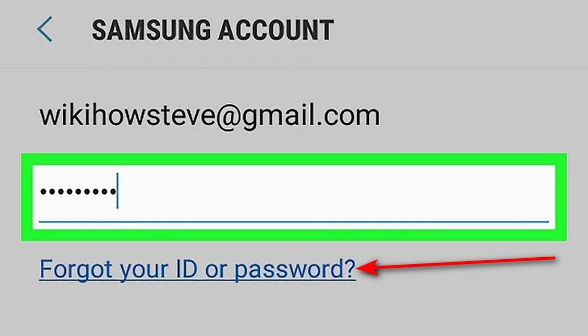 xóa tài khoản samsung account khi quên mật khẩu - hình 8a