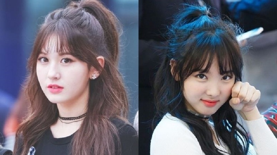 Buộc tóc nửa đầu cao mái thưa