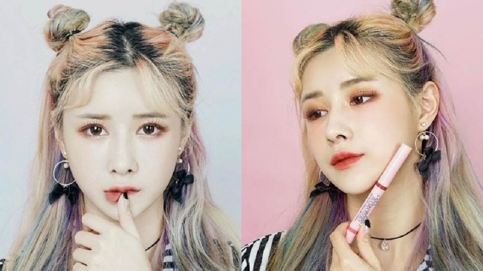 Buộc tóc nửa đầu hai bên