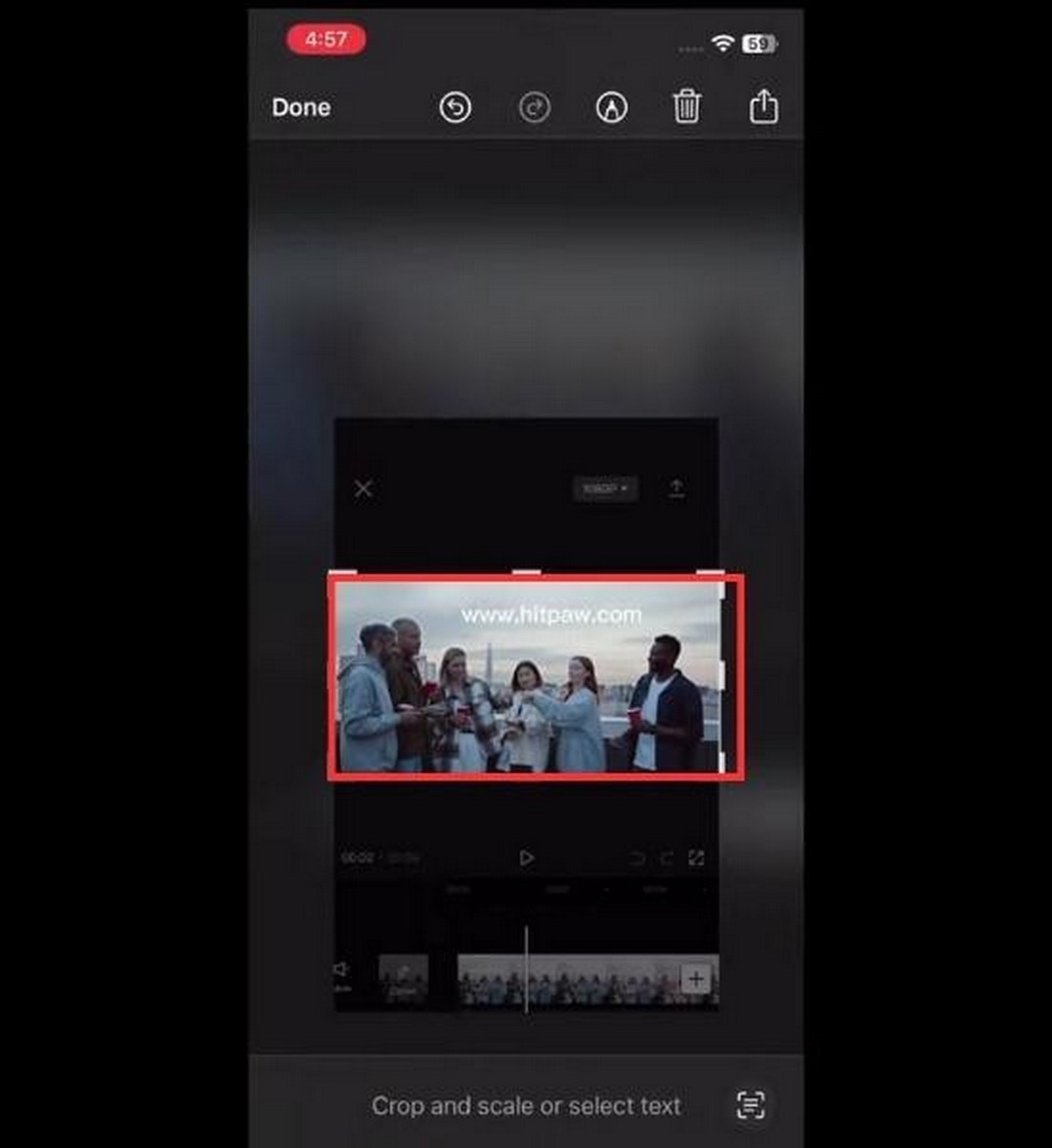 xoá chữ trên video bằng điện thoại - hình 3