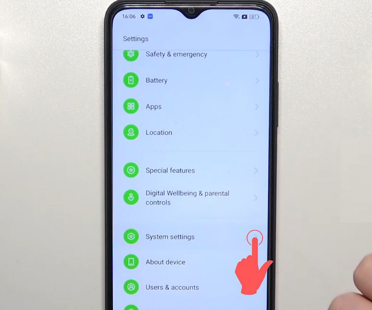 cách tắt nguồn oppo a17k (Ảnh 1)