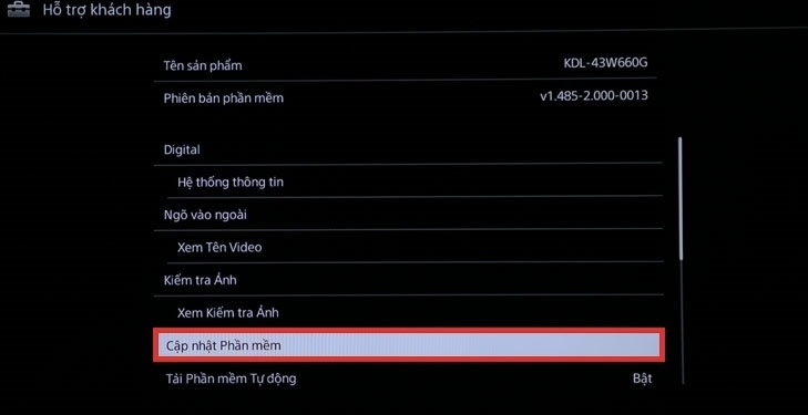 cập nhật YouTube trên tivi Sony (Ảnh 5)
