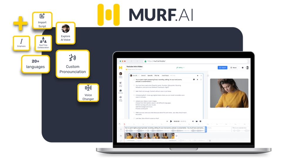 Murf AI là một nền tảng chuyển văn bản thành giọng nói nổi tiếng