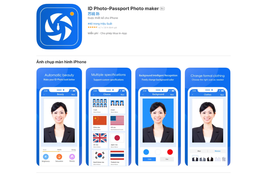 Ứng dụng ID Photo Creator