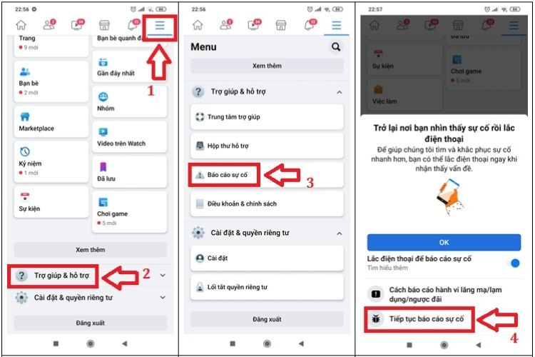 Báo cáo sự cố