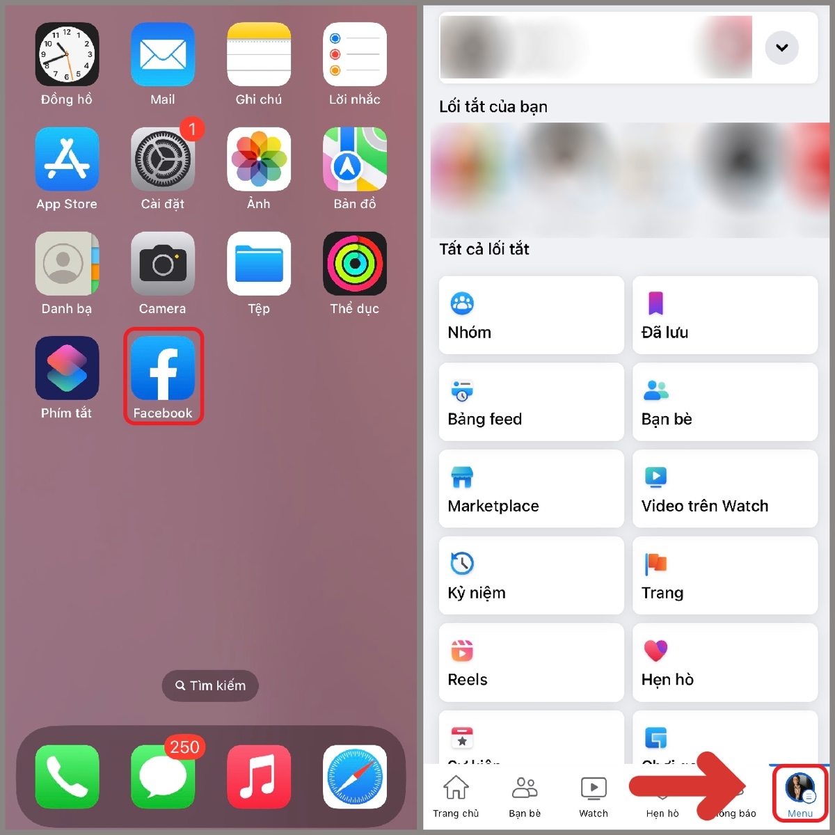 Cách khóa Facebook trên iPhone - hình 1