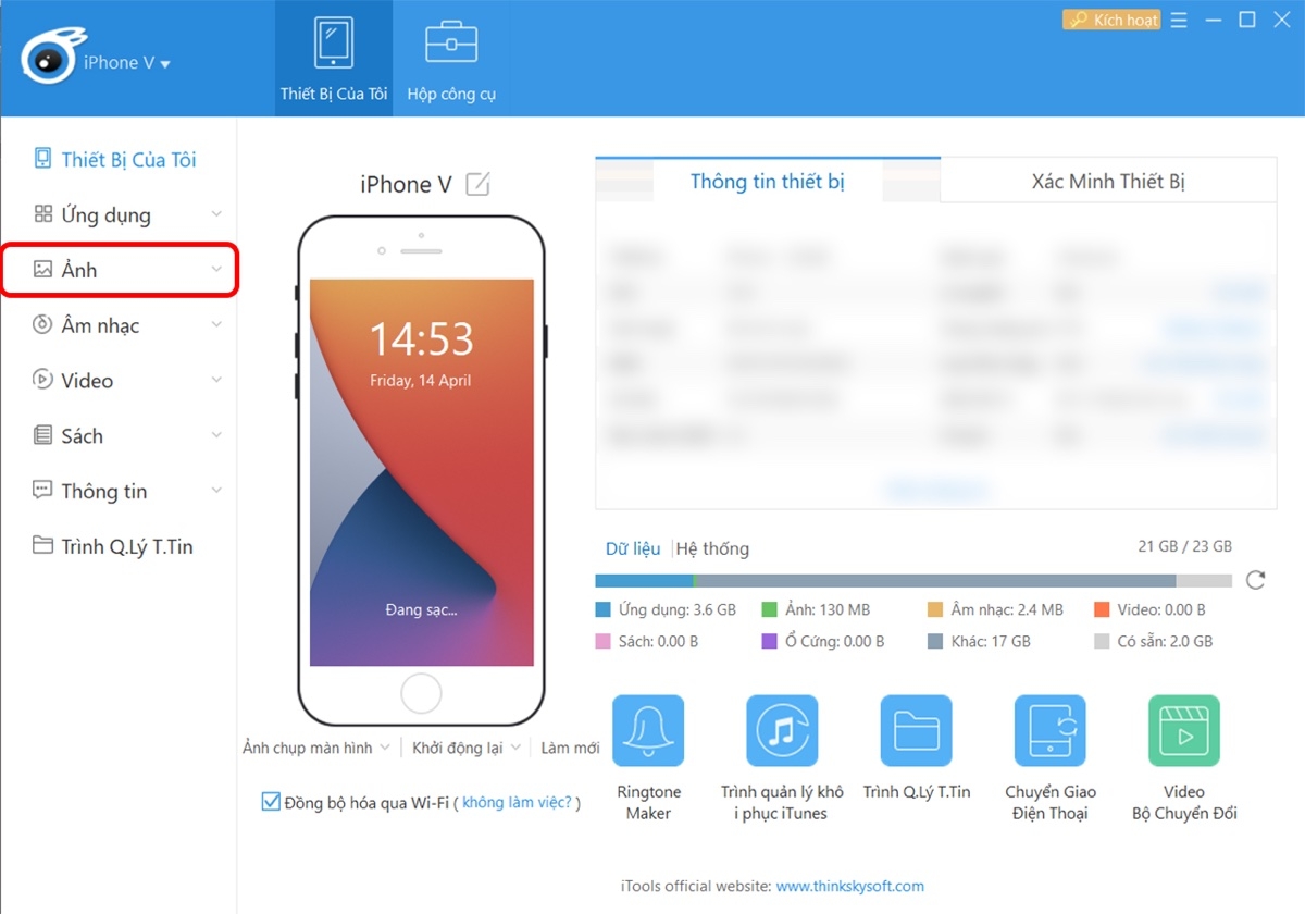 xóa ảnh trên iphone bằng itools - hình 3