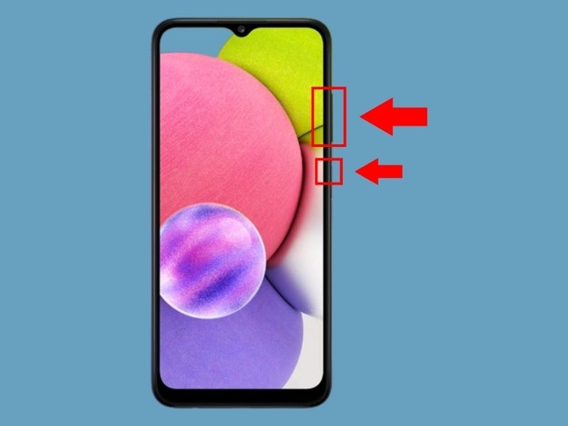 cách chụp màn hình Samsung A03s (ảnh 1)