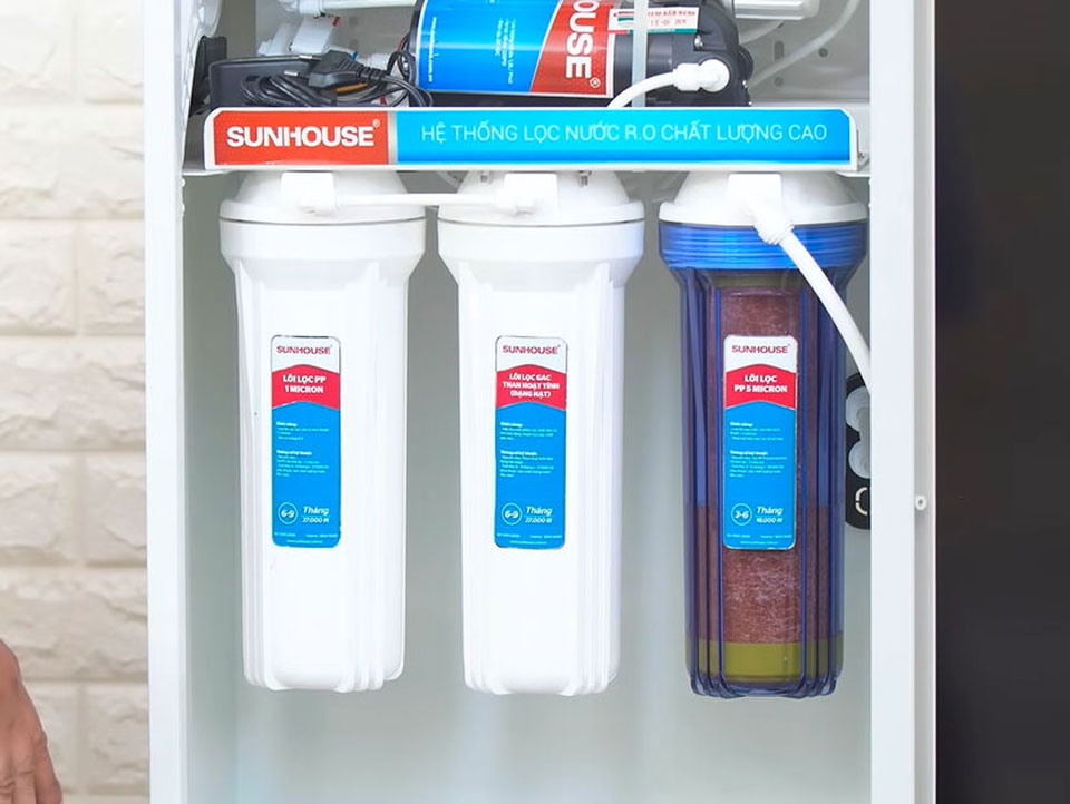 Thay lõi lọc nước Sunhouse - Ảnh 04