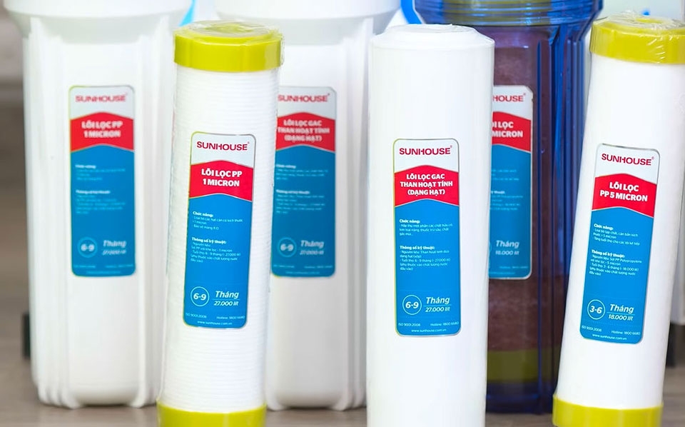 Thay lõi lọc nước Sunhouse - Ảnh 07