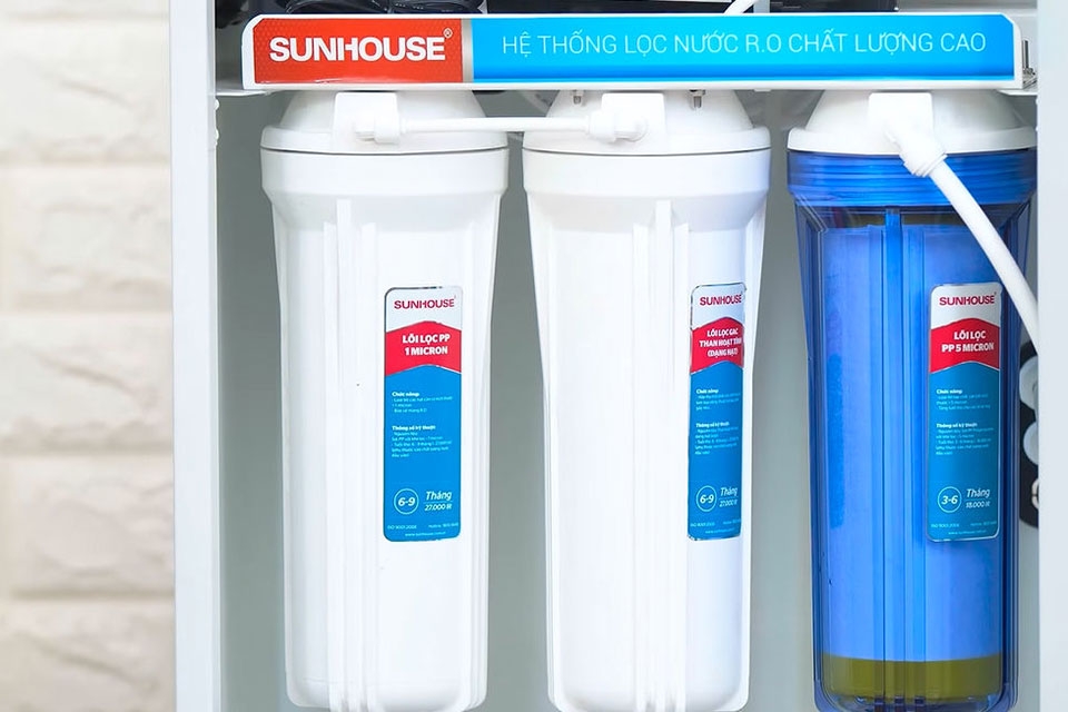 Thay lõi lọc nước Sunhouse - Ảnh 09