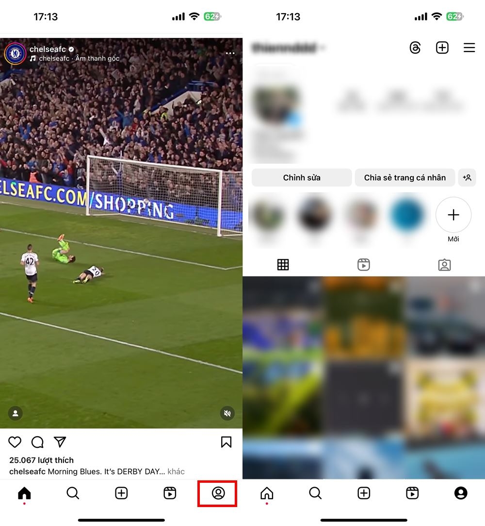 Cách tạo Reels Instagram từ bài viết có sẵn 1