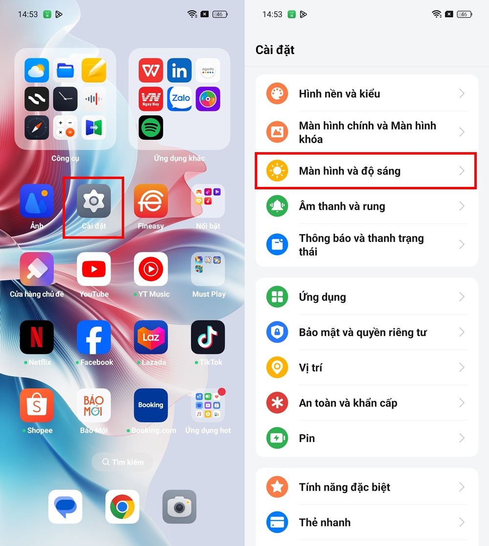 Cách sử dụng lọc tiếng ồn cuộc gọi trên điện thoại OPPO 2