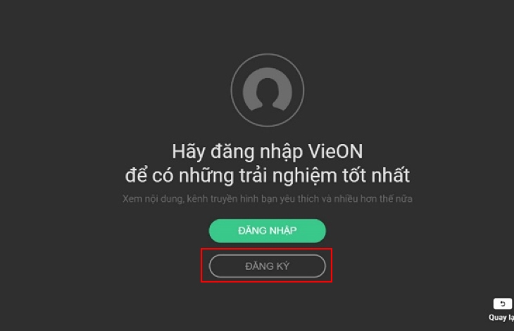 Cách kích hoạt ứng dụng VieON trên tivi (ảnh 6)