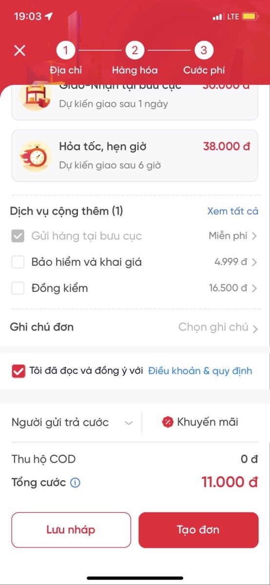 cách tạo đơn Viettel Post - hình 12