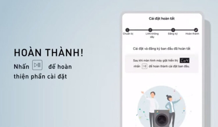 Kết nối máy giặt Panasonic với điện thoại (ảnh 9)