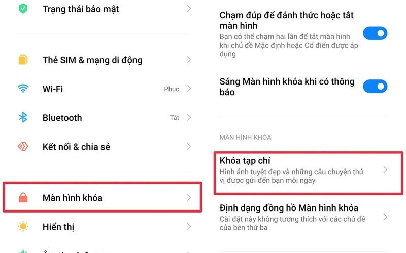 Cách tắt khóa tạp chí hình 1