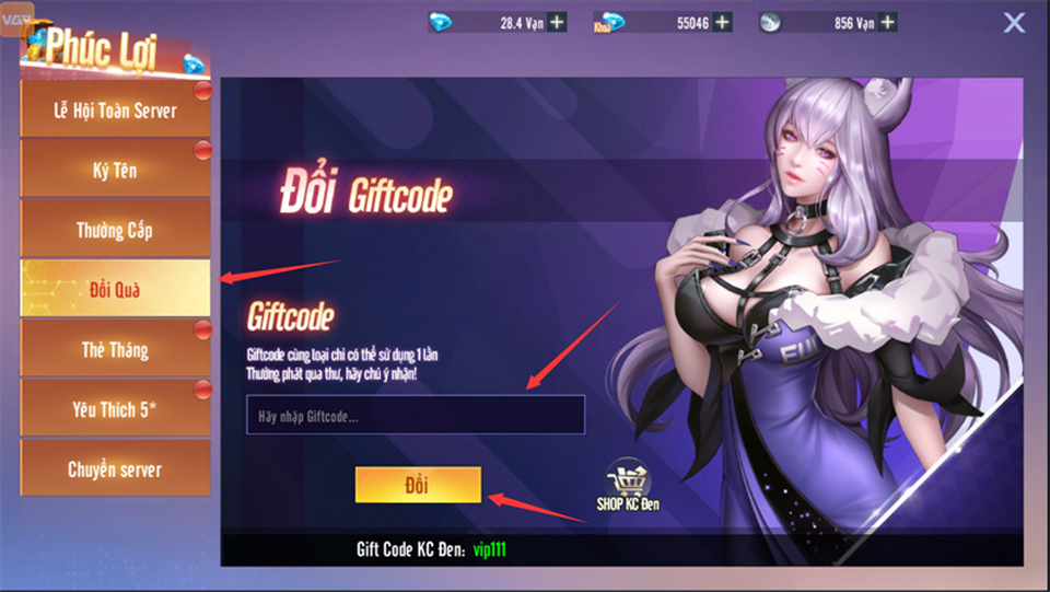 Lựa chọn các phần quà hấp dẫn