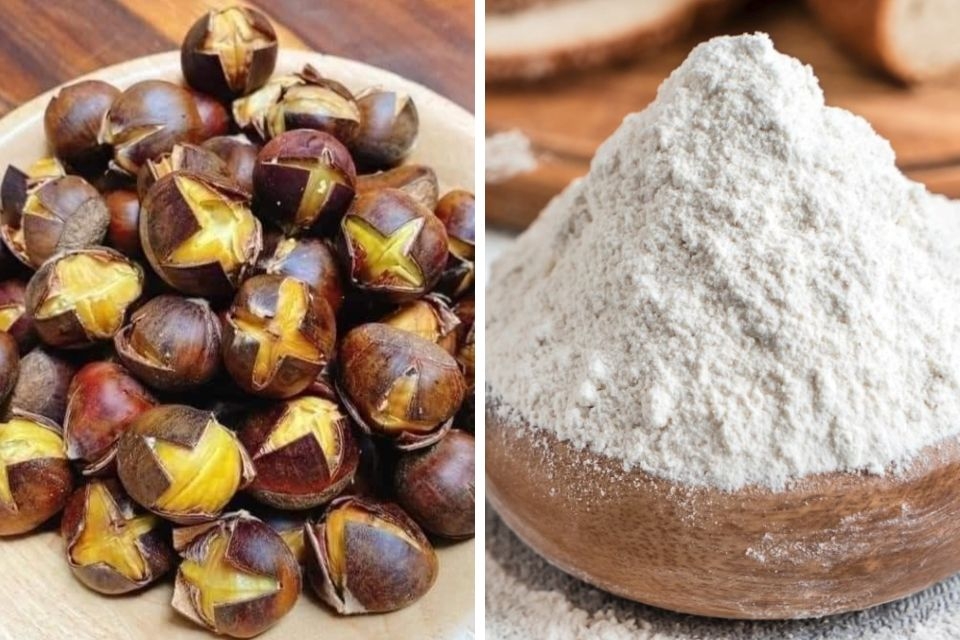 Nguyên liệu làm bánh hạt dẻ