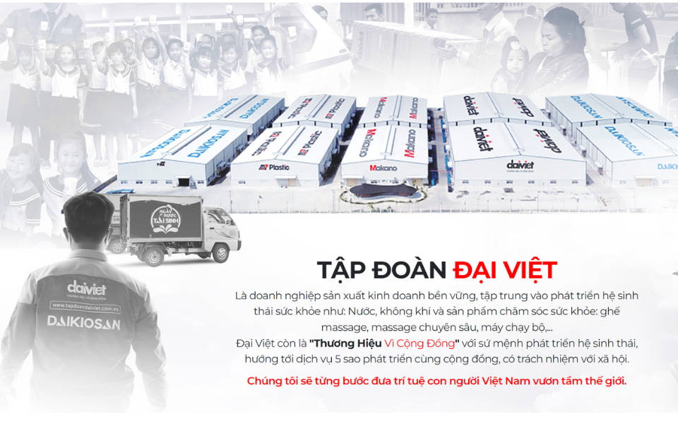 Daikiosan là thương hiệu thuộc tập đoàn Đại Việt