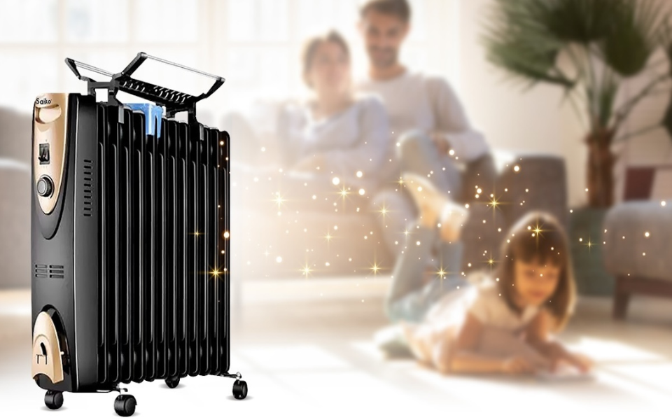 Máy sưởi dầu Saiko 11 thanh RY2000-11AT