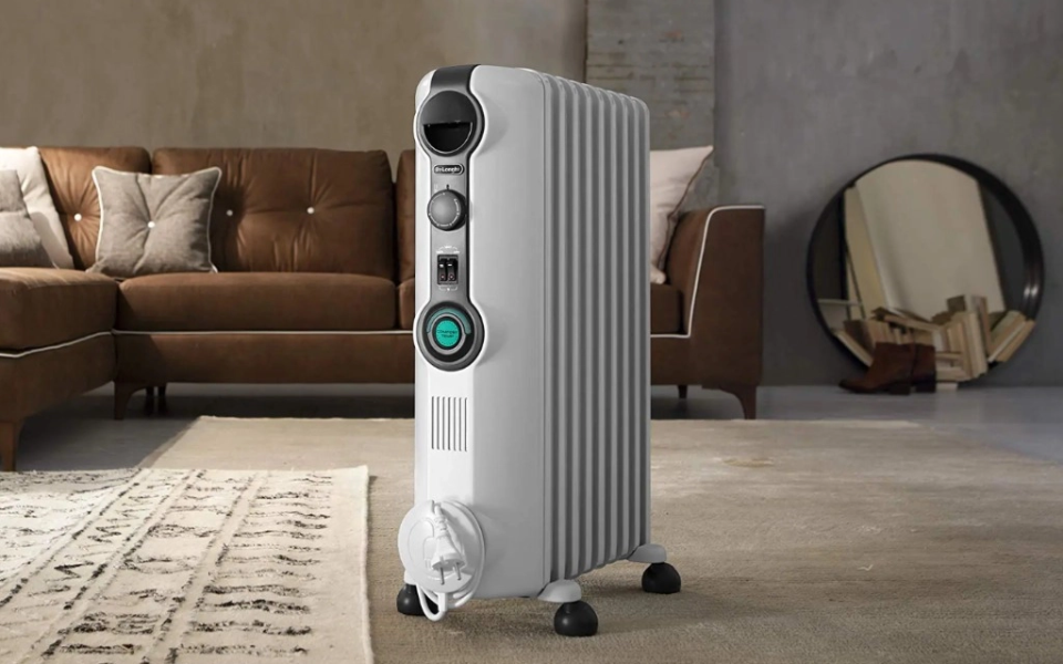 Máy sưởi dầu Delonghi 12 thanh TRRS 1225C