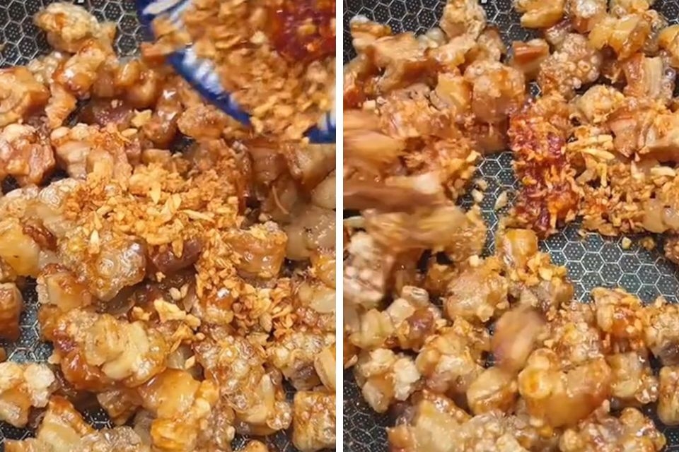 Làm tóp mỡ sốt nước mắm