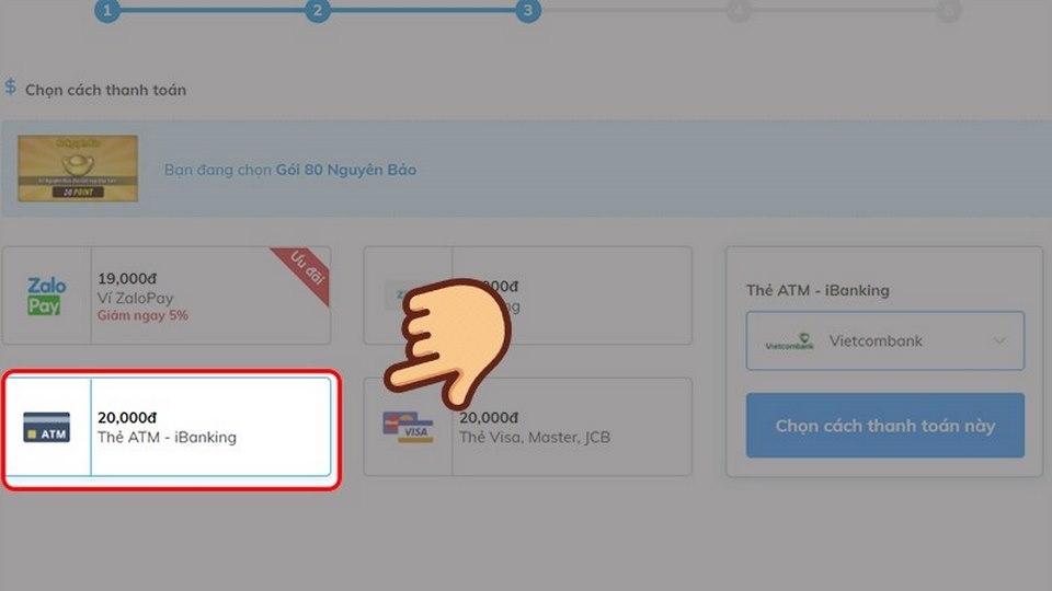 Chọn các phương thức thanh toán nhanh nhất