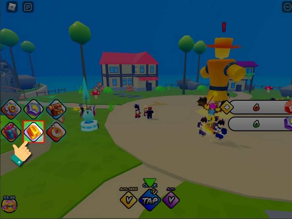 Quan sát vào biểu tượng game