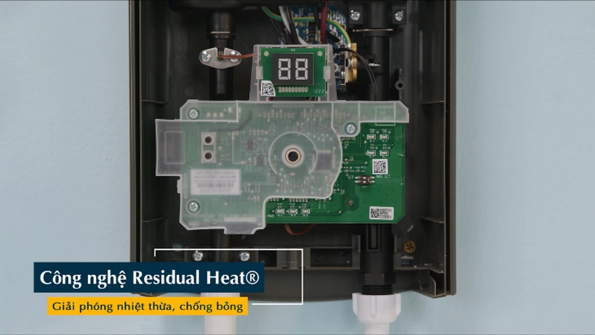 máy nước nóng trực tiếp Ariston 4500W AURES PREMIUM+ 4.5P - hình 5