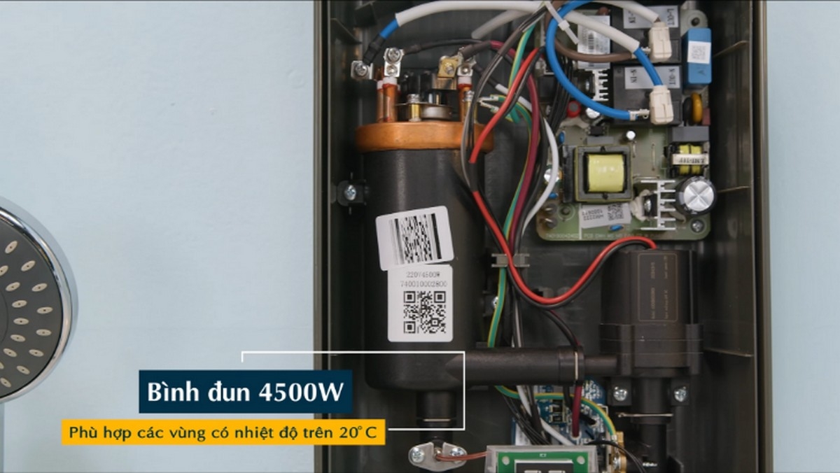 máy nước nóng trực tiếp Ariston 4500W AURES PREMIUM+ 4.5P - hình 7