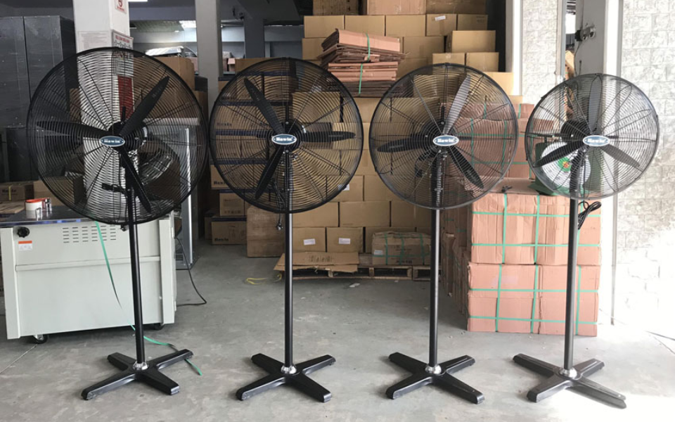 Điện năng tiêu thụ quạt công nghiệp sẽ phụ thuộc nhiều yếu tố