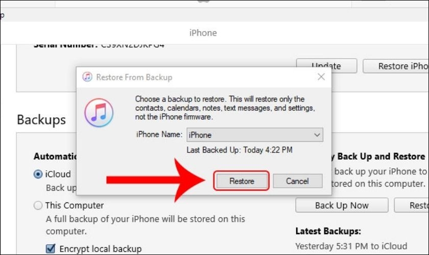 Thùng rác tin nhắn trên iPhone (ảnh 12)