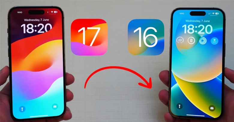 hạ iOS 17 xuống 16 (ảnh 1)